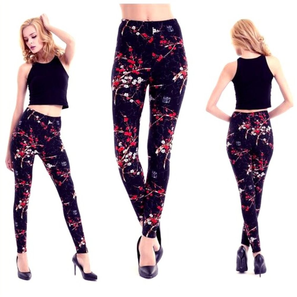 Sock Nobility "Oriental Rose" leggings
